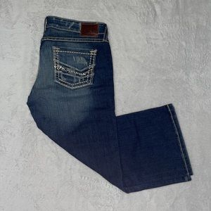 BKE Stella Capris Blue